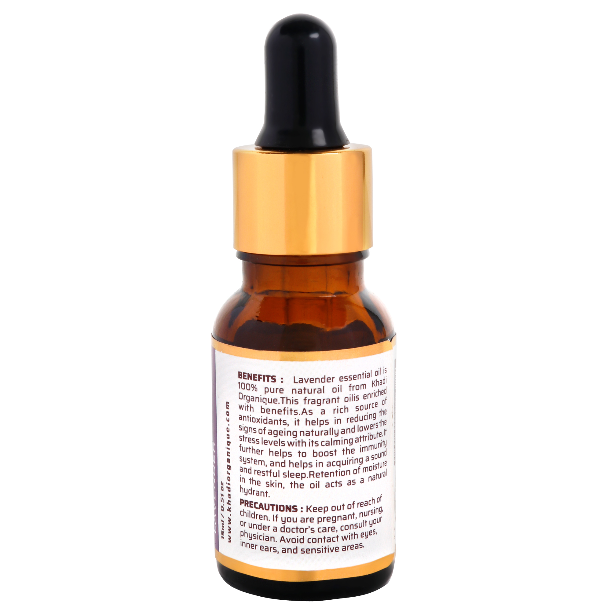 Lavender Essential Oil - 15 Ml, Anti-dandruff, Herbal Extract For All Skin Types With Relaxing Aroma And Moisturizing Benefits