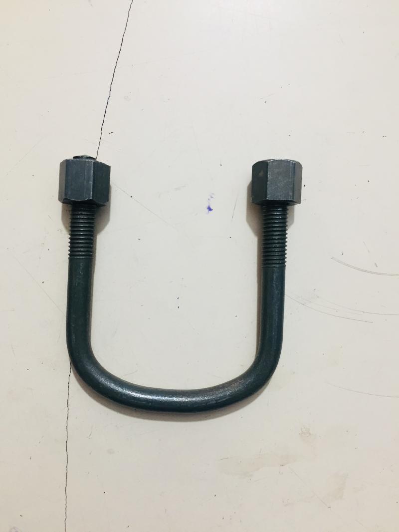 Lcv Heavy Duty U Bolt - Black & Silver, Powder Coated | For Use In Construction, Pharmaceutical, Automotive & Chemical Industries, 50-200g