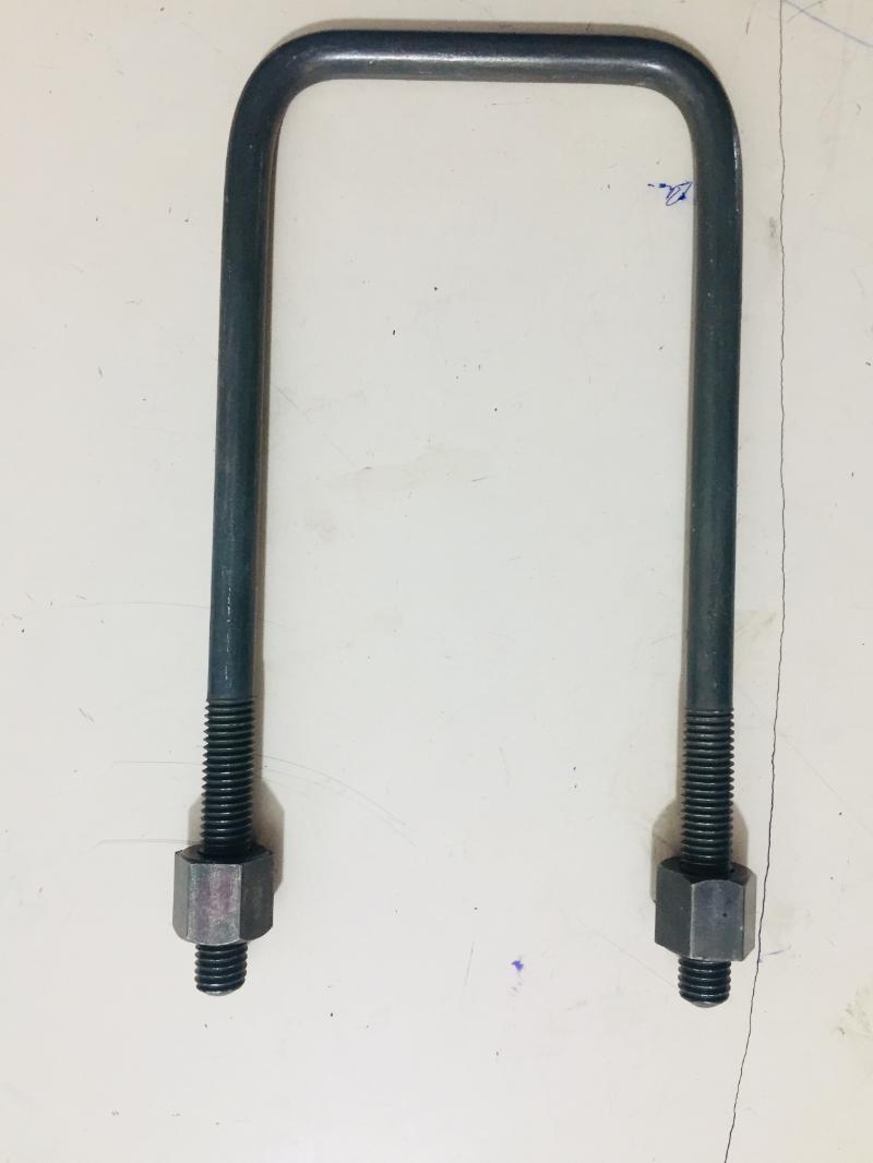 Lcv Heavy Duty U Bolt - Black & Silver, Powder Coated | For Use In Construction, Pharmaceutical, Automotive & Chemical Industries, 50-200g