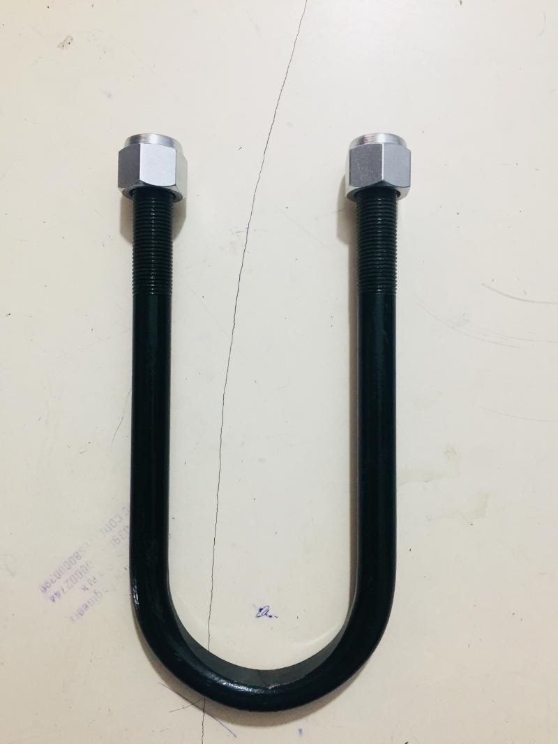 Lcv Heavy Duty U Bolt - Black & Silver, Powder Coated | For Use In Construction, Pharmaceutical, Automotive & Chemical Industries, 50-200g