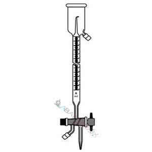 Burettes, Over Flow Cup, Automatic Zero, 3 Ways Screw Type Ptfe Needle Valve Stopcock, Equipment Materials: Laboratory Glassware