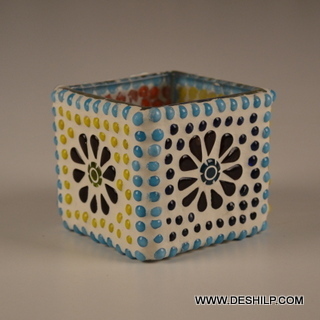 Modern Arts Squire Small Mosaic Candle Votive