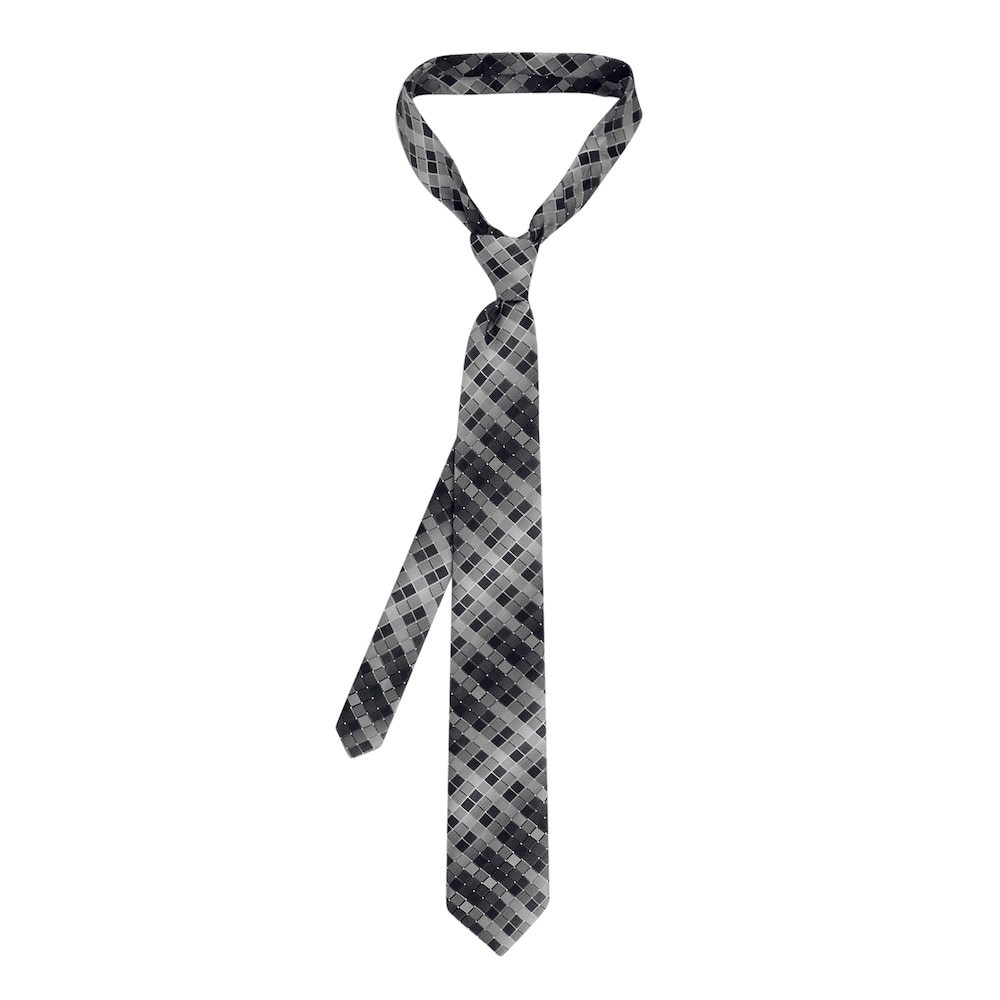 Knotted Tie - Knitted Polyester, Length 70-80 Cm, Width 142-152 Cm, Striped Pattern, All Colors | Ideal For Offices, Weddings, Security Uniforms