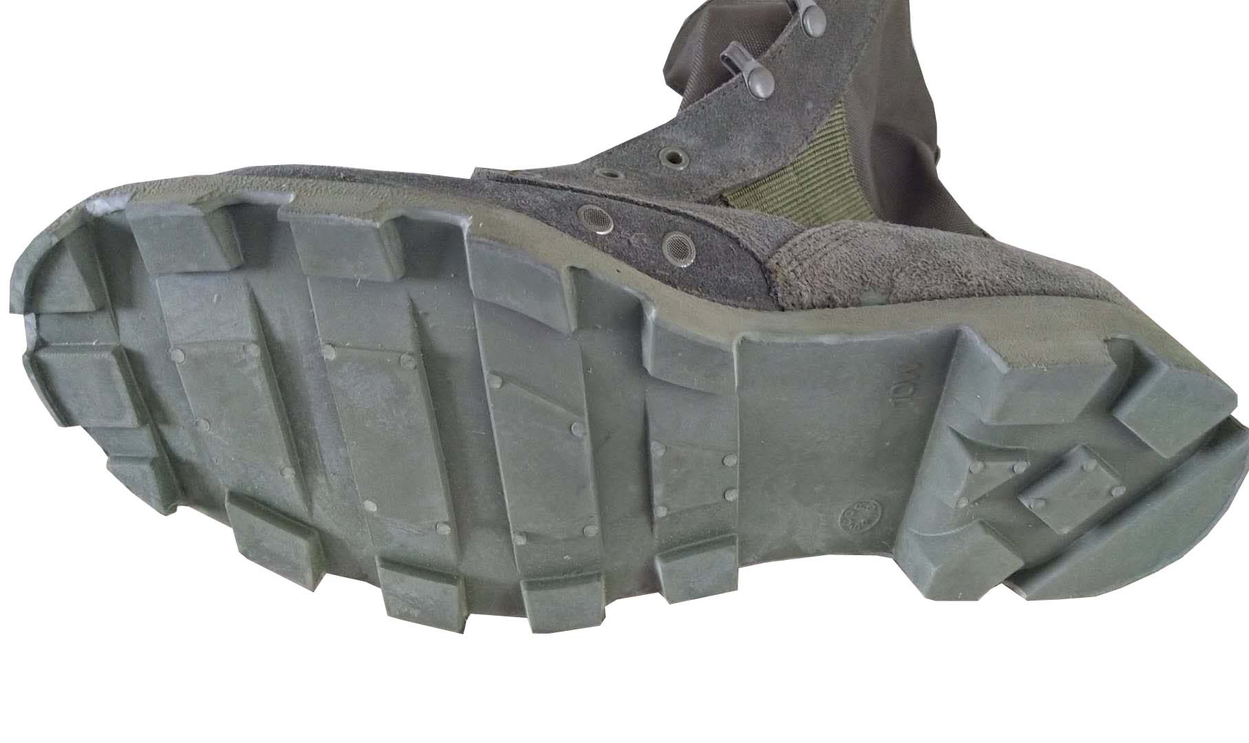Army Green Color Military Dms Jungle Boot - Material: Full Grain Leather