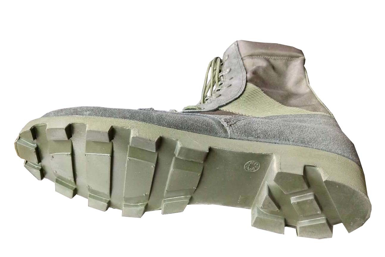 Army Green Color Military Dms Jungle Boot - Material: Full Grain Leather