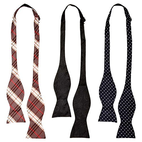 Adjustable Bow Tie - 100% Silk, Standard Size 1.5-18 Inches, Available In All Colors | Unisex Design, Handmade Thai Silk, Perfect For Weddings And Parties