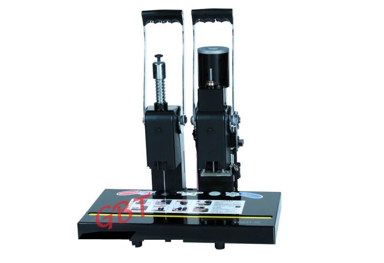 GBT 851 L Tube Binding Machine - Mild Steel, 425x345x505mm Dimensions | Semi-Automatic, 400 Sheets Binding Capacity, 50mm Thickness Limit
