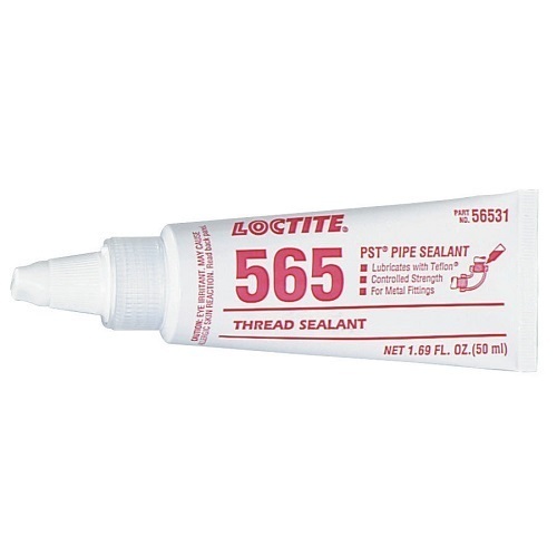 Loctite 565 - Methacrylate Ester Paste, 50ml, Off-White | Thread Sealant, Vibration Resistant, UV Fluorescent