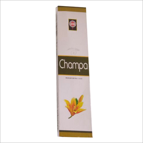 Champa Fragrance Incense Stick - Bamboo Material, 8-10 Inch Length , Eco-Friendly Black and Brown Indian Religious Use