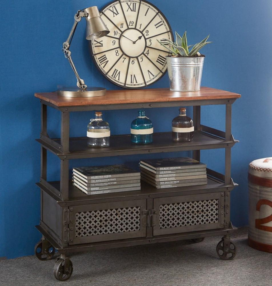 Handmade Iron Cart Storage