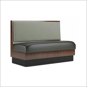 Restaurant Sofa - Velvet, Brown & Olive Colors | Durable, Eco-Friendly, UV Resistant, Indoor Use