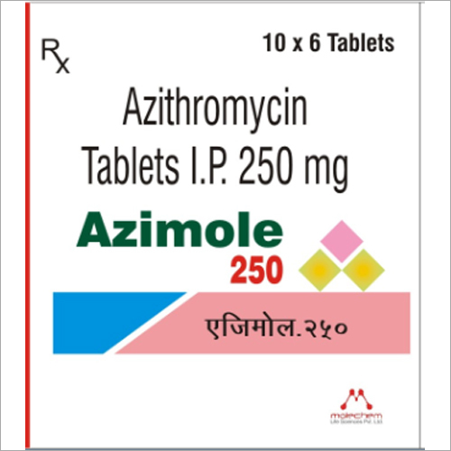 250 मिलीग्राम एज़िथ्रोमाइसिन टैबलेट आईपी