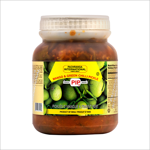 आम और हरी मिर्च का अचार