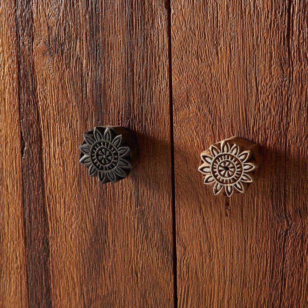 Handmade Side Board With Two Open Storage