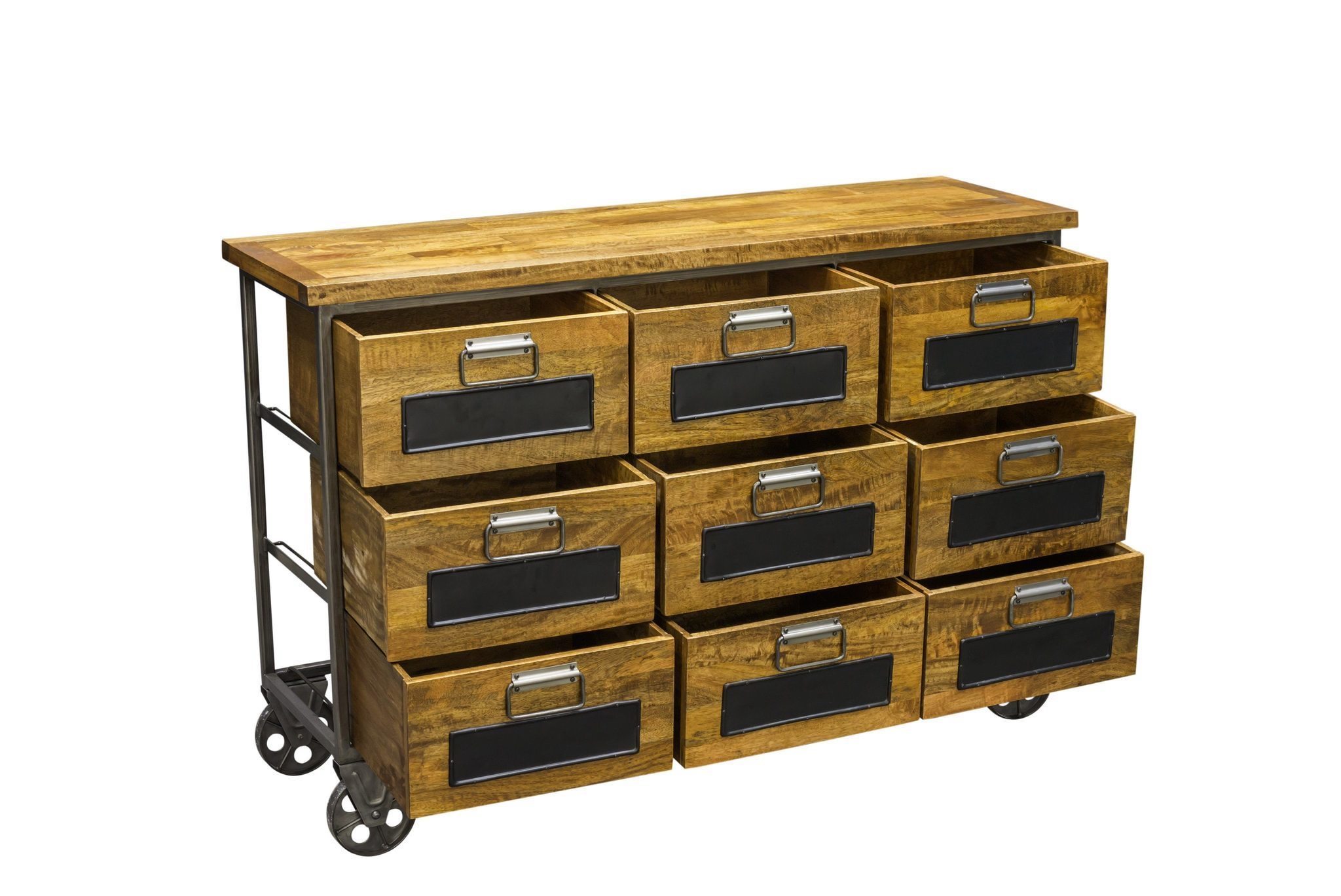 Handmade Chestof Drawer With 9 Draw And Wheels