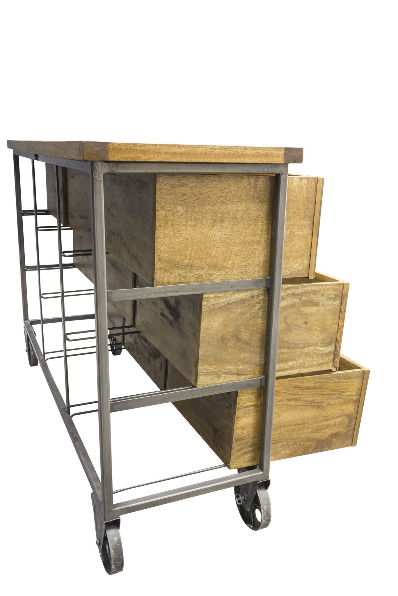 Handmade Chestof Drawer With 9 Draw And Wheels