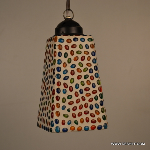 Multicolor Antique Shape Mosaic Handmade Wall Hanging