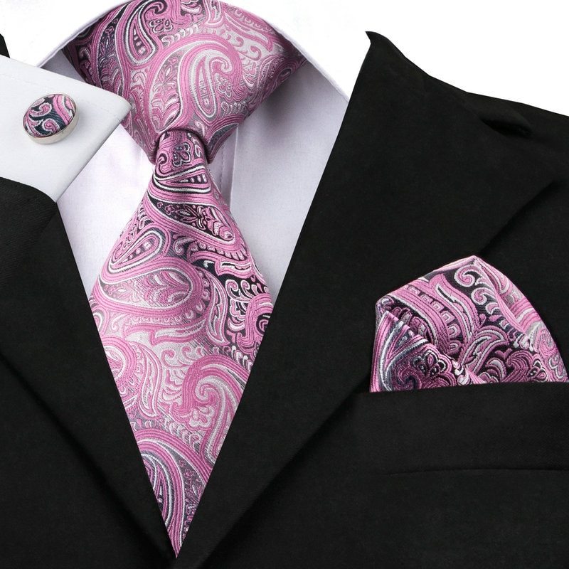 Woven Necktie - Polyester Micro Woven Jacquard | Standard Size, Multicolor, All Shapes For Offices, Business Parties, And Weddings