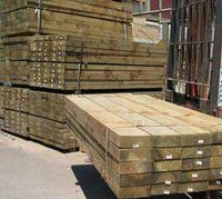 Pine Wood Sleeper - 10 Feet Length, 20-200 Mm Thickness | High Grade Hardwood And Softwood, Brown Color, Ideal For Furniture Making