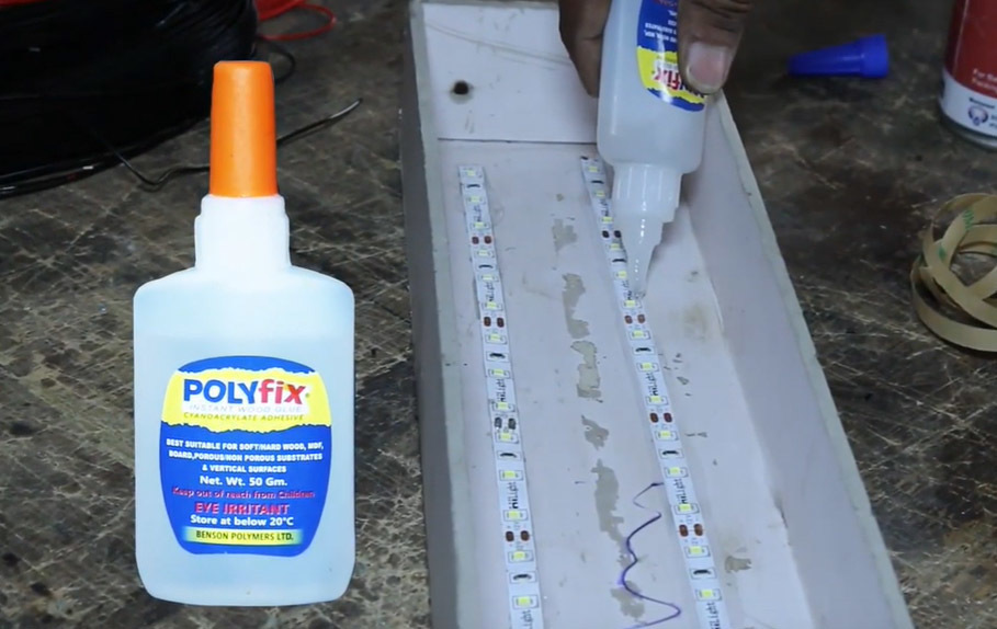 Polyfix Cyanoacrylate Adhesive Glue - Ethly Ca Glue With 50 Gm Bottle & 100 Ml Spray Activator | Instant Bonding For Led Strips On Signboards, Non-blooming, Transparent, Industrial Grade