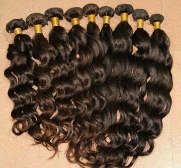Brazilian Natural Wavy Hair - Color: As Per Customer Need.