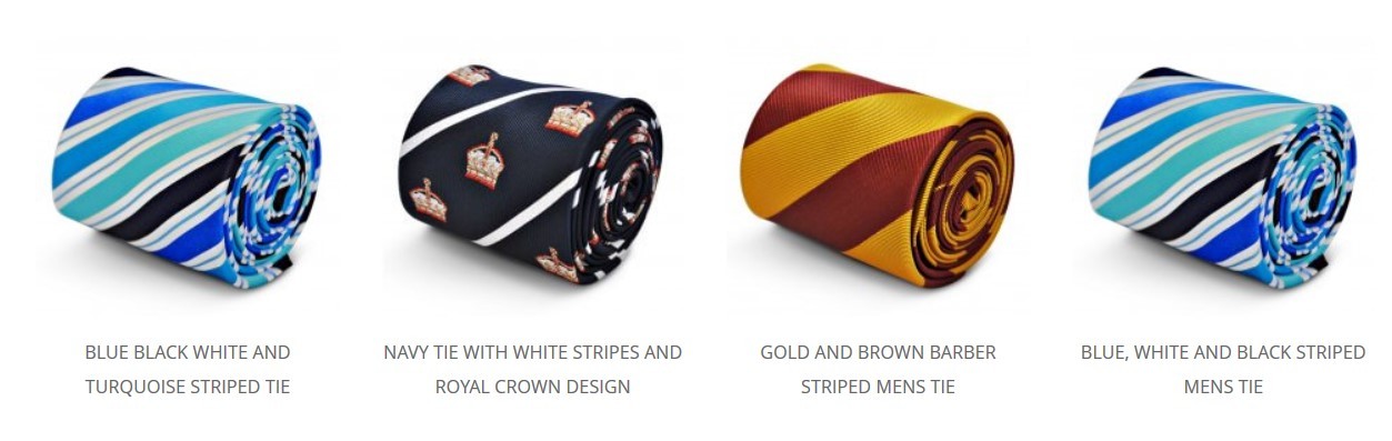 Stripe Ties - High Quality Microfiber Polyester, 170-180 Cm Length | Vibrant Color Combinations, Broad & Tapered Designs