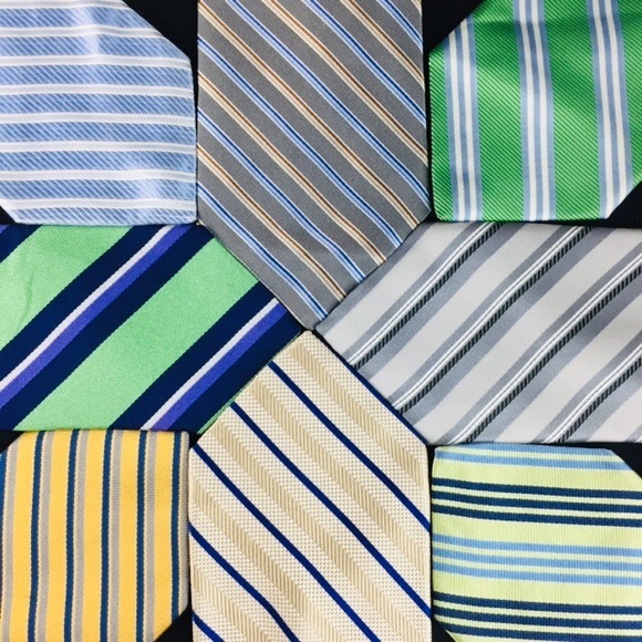 Stripe Ties - High Quality Microfiber Polyester, 170-180 Cm Length | Vibrant Color Combinations, Broad & Tapered Designs