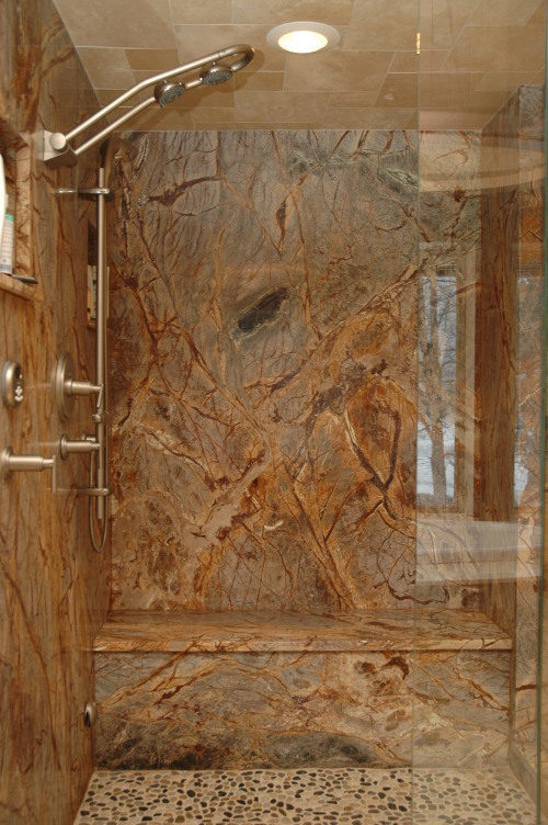 Rainforest Brown Marble Slabs - Polished Finish, Custom Counter-tops And Cut-size Options Available