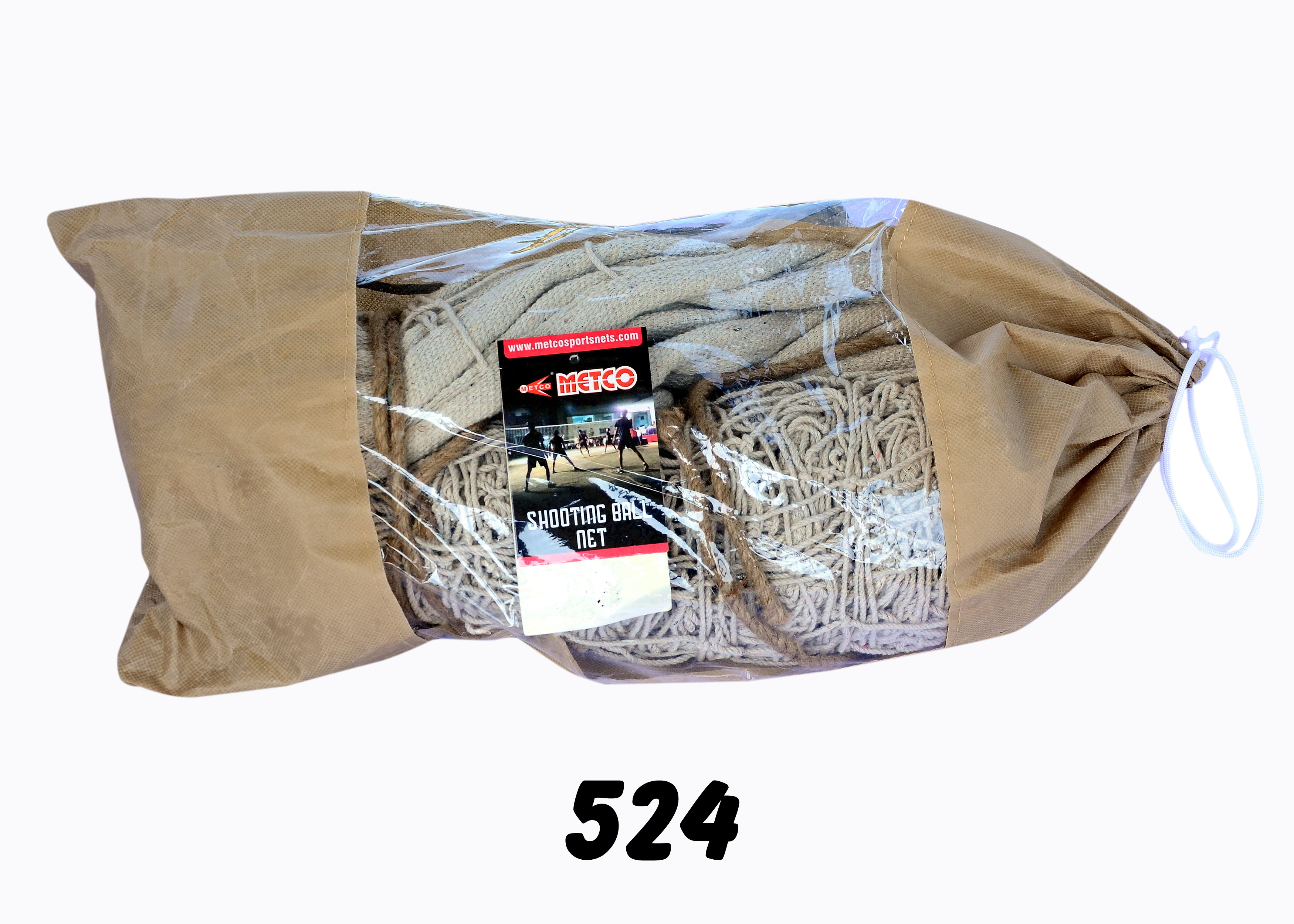 Cream Practice Shooting Ball Net