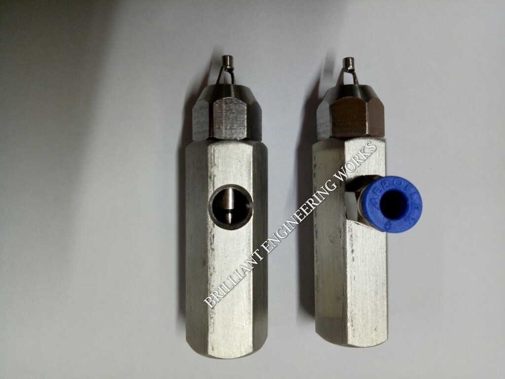 High Velocity Spray Nozzle - Brass & Stainless Steel, 3/4" & 1" Bspt, Silver & Golden | 200-500g Weight, 3-6 Bar Pressure, 1-year Warranty