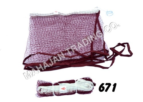 Brown Badminton Net Nylon