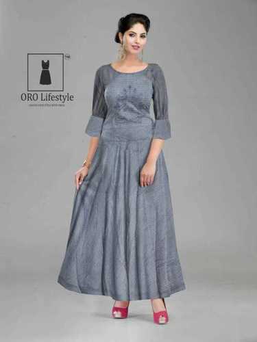 गोल कॉलर की कुर्ती