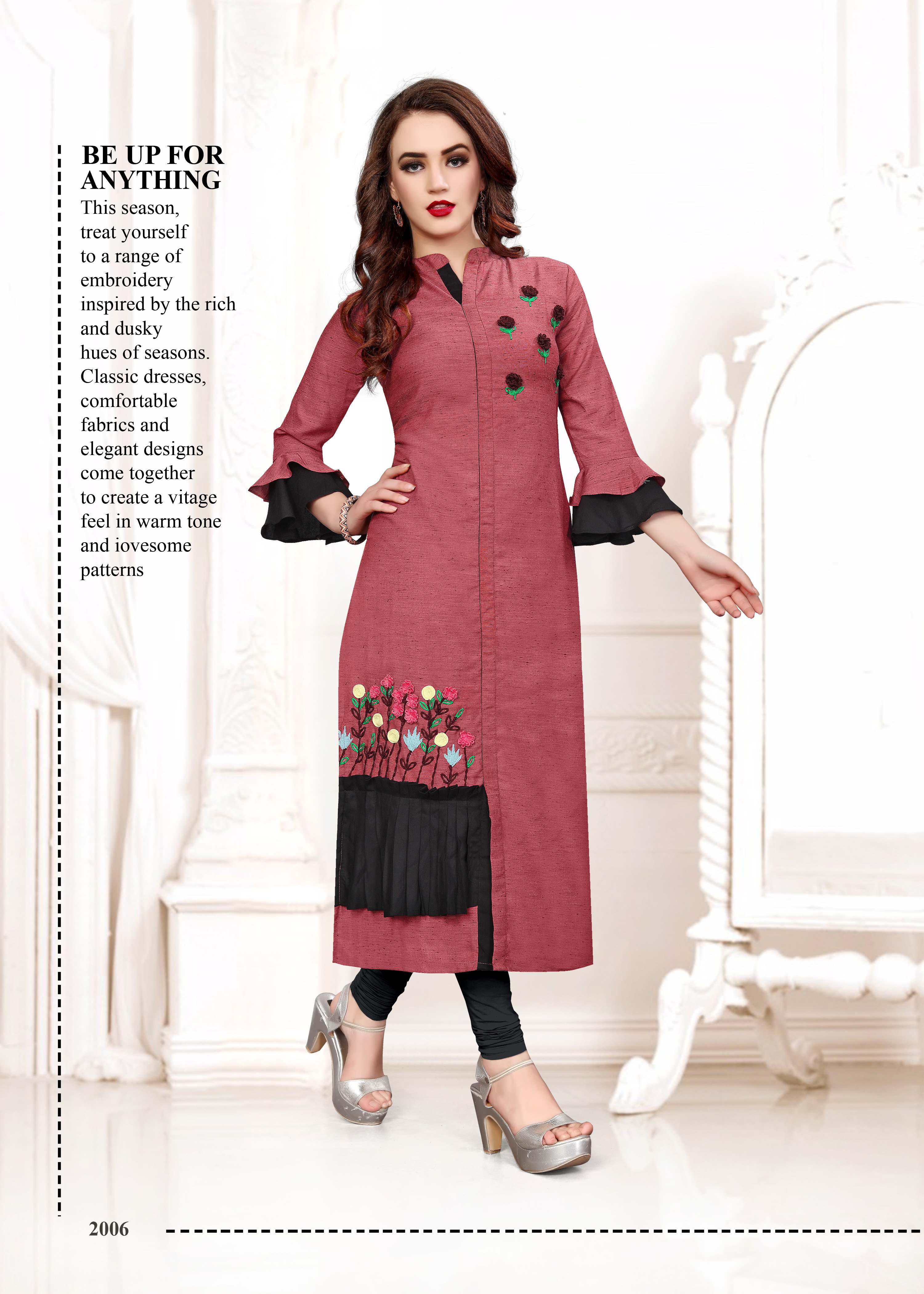 6 Colors Available Latest Designer Kurti