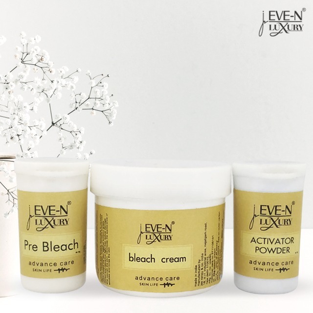 Eve-n Luxury Bleach Cream - 60 G | Skin Brightening & Lightening, Easy To Use, Single Use, Women's Bridal Essentials, Fresh White Color, 6-8 Months Shelf Life, Store In Cool Place