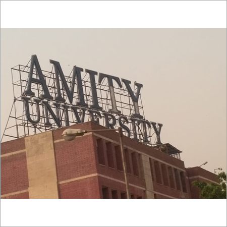 Channel Letters High Rise Signage Application: Outdoor