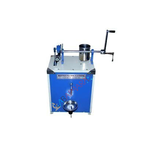 Bottle Filling Machine - Hand Operated, Stainless Steel Components, 50 To 500ml Filling Capacity | Ideal For Laboratory Use