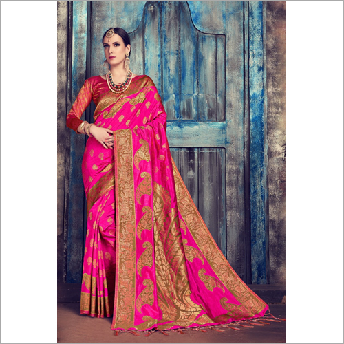 Ladies Georgette Saree - Silk Material, Multicolored Print, Bollywood Style | Wrinkle and Odor Resistant, Easy Draping, Less Maintenance