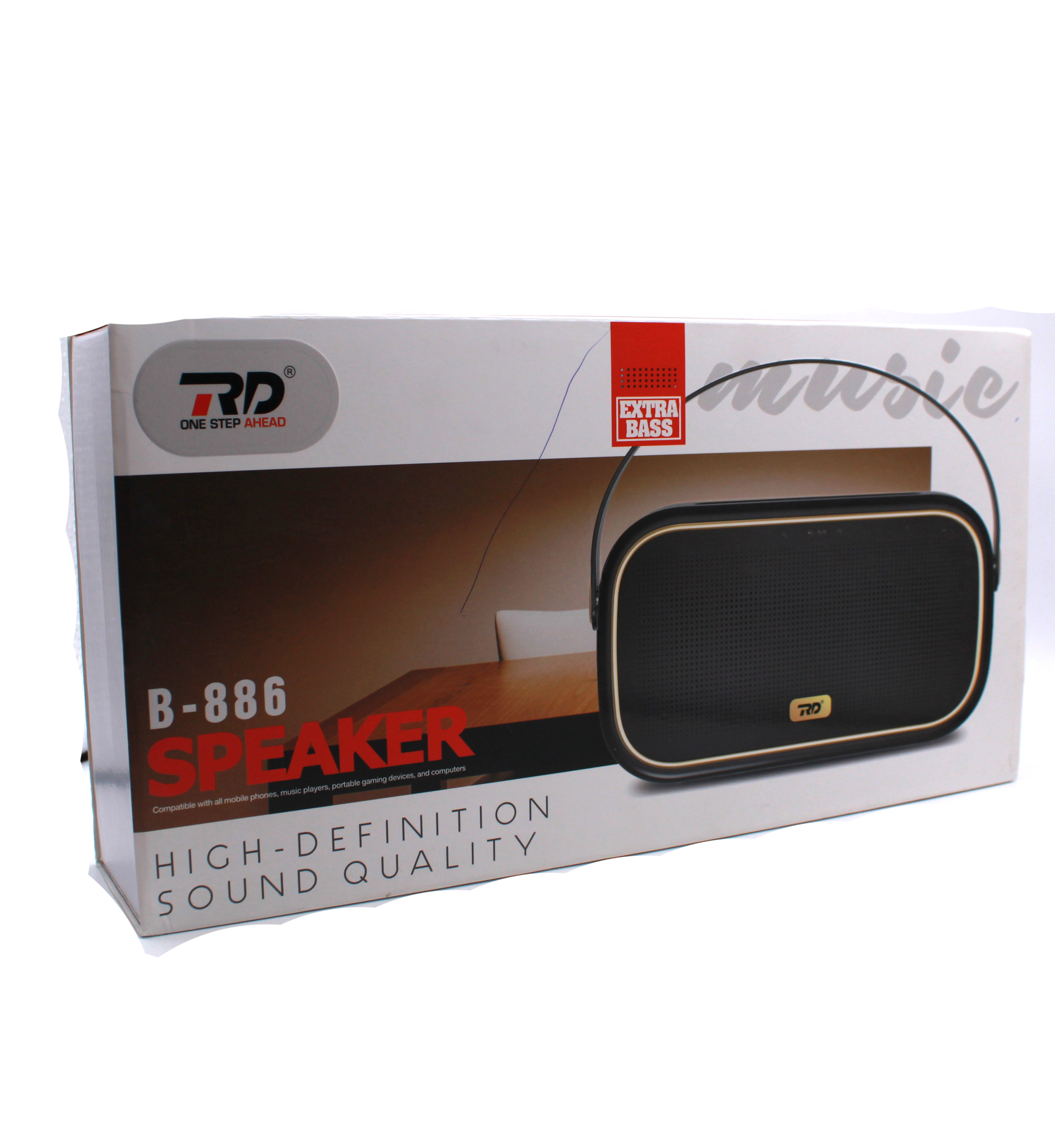 Wireless Speaker - Plastic & Metal, 10.5x6.5x4.5 Inches, Black | 12-hour Battery Life, >80db Signal-to-noise Ratio