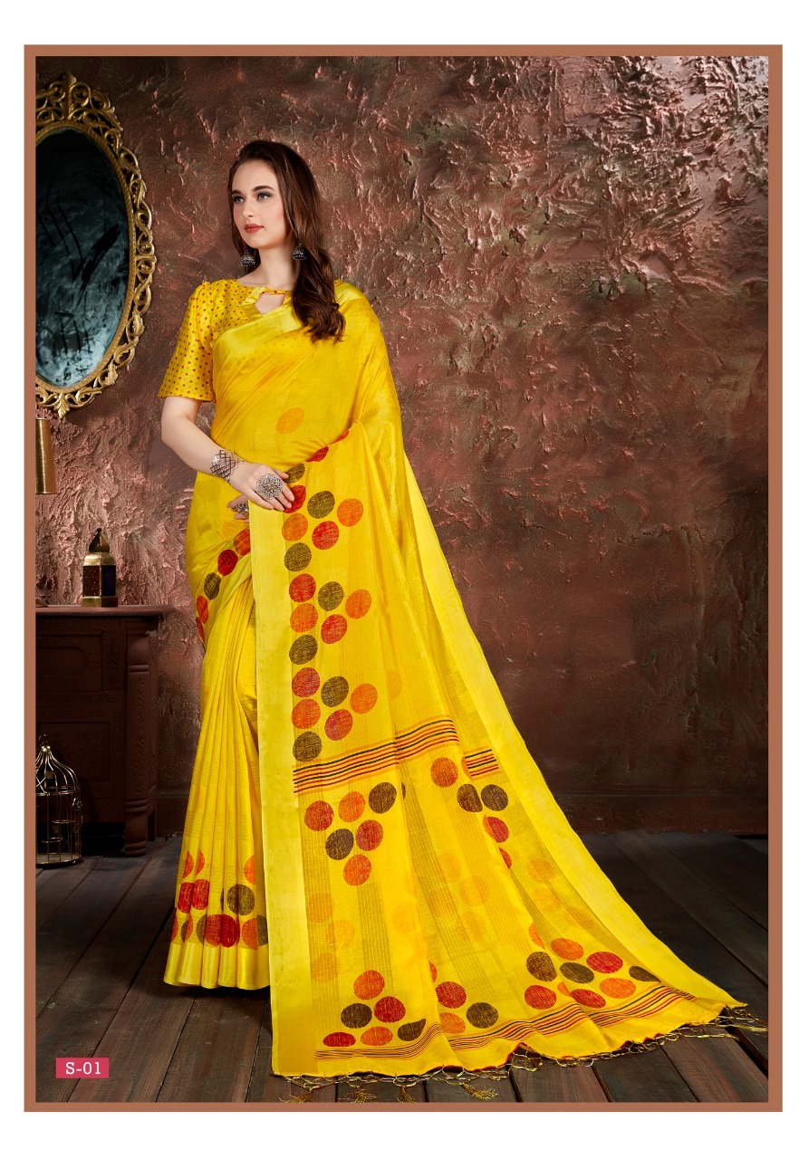 Printed Saree - Malbari Silk, Celebrity Green Vol. 1 | Multicolored, Weaving, Single Available, Ready To Ship