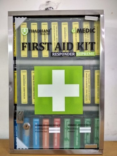 Stainless Steel Mette Industrial Wall Mount First Aid Box
