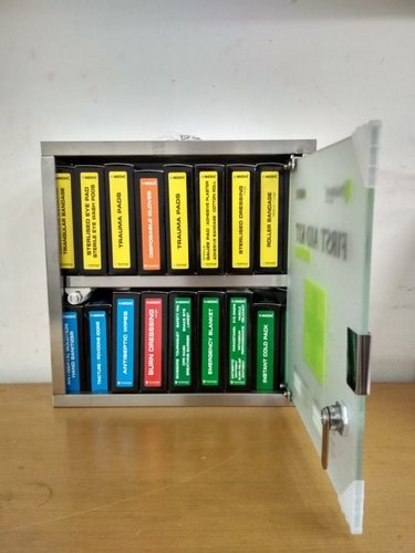 Stainless Steel Mette Emergency Response First Aid Box