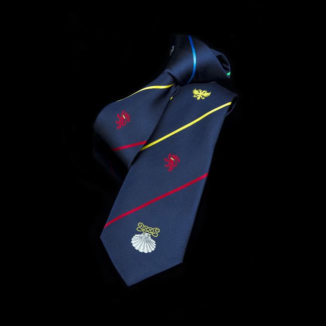 Institutional Ties - Polyester & Silk Fabric, 170-180 Cm Length | Multicolor Striped Design, Unisex, Ideal For Offices, Parties, Weddings, School Uniforms
