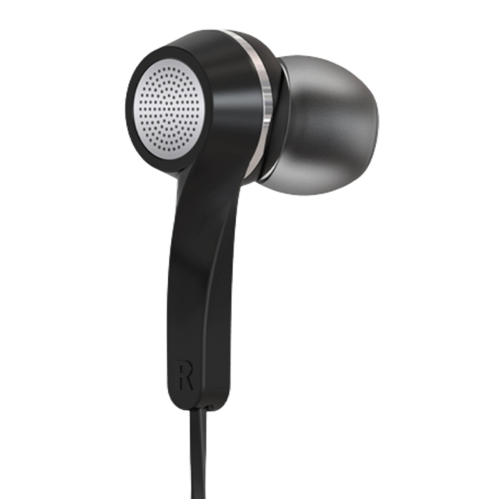 Earphone - 10mm Driver Size, 100db Sensitivity | Black, 1.2m Cable Length, 3.5mm Connector Type