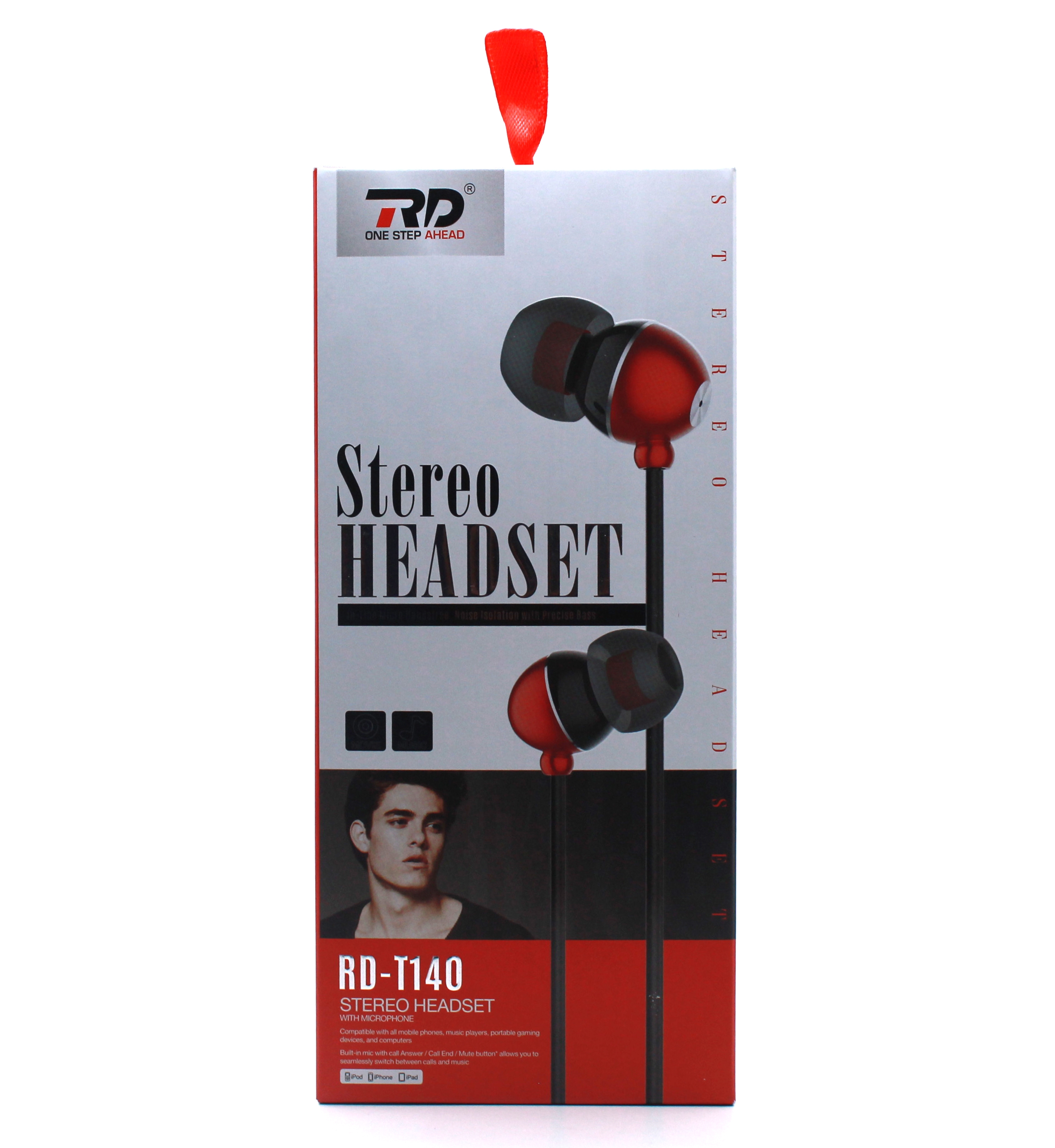 Earphone - Aluminum, 1.2m Cable Length | 3.5mm Connector, Black Design, 20hz-20khz Frequency Response, 100db Sensitivity, 32 Ohms Impedance
