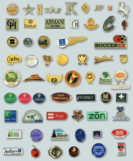 Custom Pins - Metal, Standard Size, All Colors | Unique Brooches, Cufflinks, And Badges Featuring Rich Materials And Quirky Designs