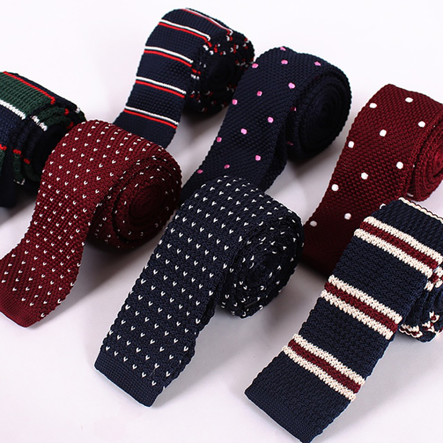 Knitted Necktie - Polyester, Silk | Elegant Design, Shrink Resistant, Unisex, Ideal For Offices, Weddings, And Formal Events