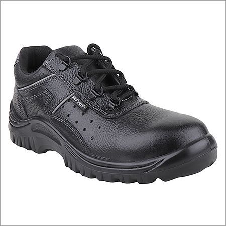 Safety Shoes - Upper Buff Btn Leather, Size 39-48, Color Black/brown | Steel Toe Design, Pu Sole, Ortho Comfort Insole, Lace Style