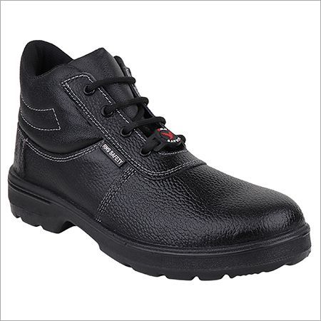 Black-brown Ankle Safety Shoes