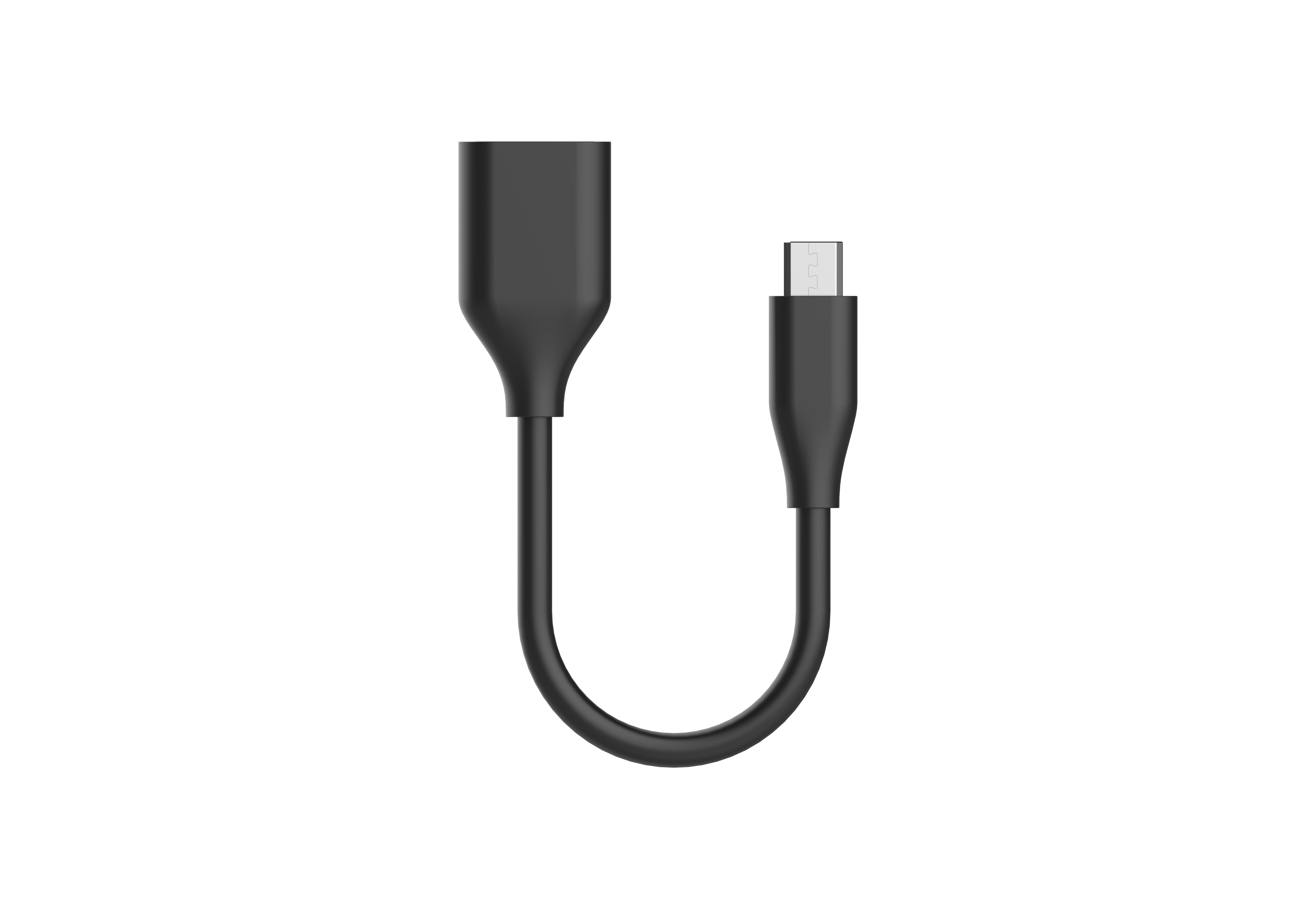 Otg - Plastic, 6 Inches, Silver | Usb Micro-b Connector, 480mbps Data Rate, Easy Connection, High Speed Data Transfer, Durable Design, Compact Size, Wide Compatibility