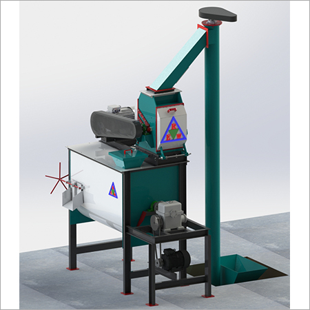 1 Tons\hr-3 Tons\hr Smart Feed mill Plant